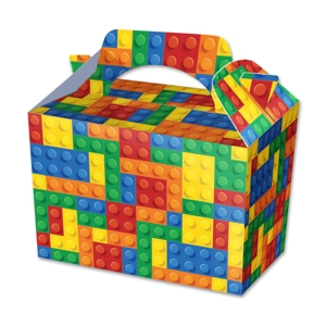 50 x Building Brick Food Boxes