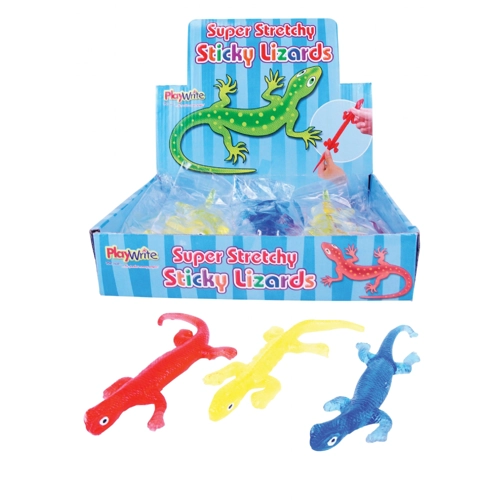 24 x Super Stretchy Sticky Lizards