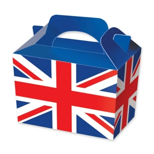 50 x Union Jack Food Boxes