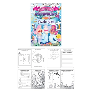 48 x Mermaid A6 Puzzle Books