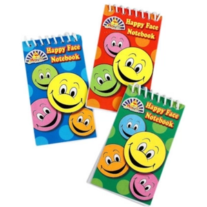 120 x Smiley Face Notebooks