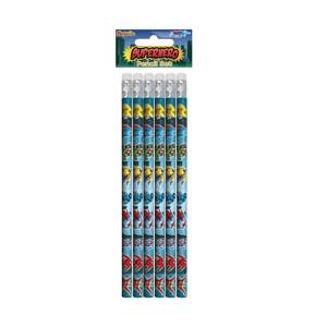 24 x Super Hero Pencils 6pk