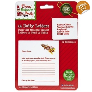 24 x Daily Letter To Santa with Envelopes 24pk