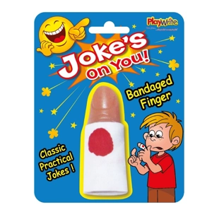 24 x Fake Bandaged Thumb Jokes