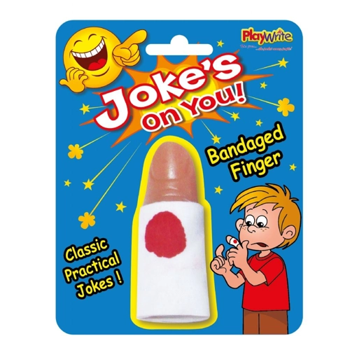 24 x Fake Bandaged Thumb Jokes