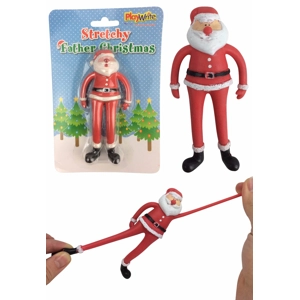 24 x Stretchy Father Christmas Toys