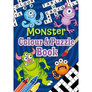 24 x Monster A6 Colour & Puzzle Books