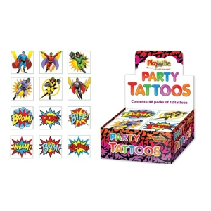 576 x Super Hero Tattoos