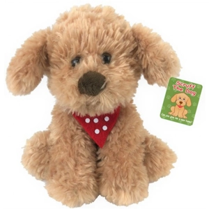 6 X Plush Scruff The Dog 20cm