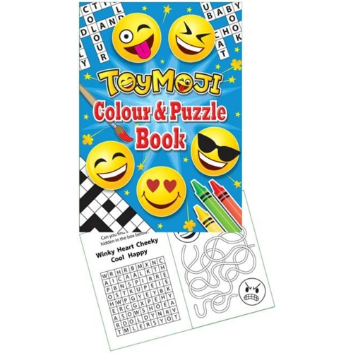24 x ToyMoji A6 Colour & Puzzle Books