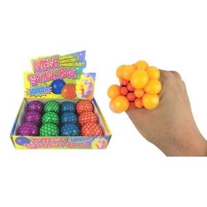 12 x Squishy Mesh Balls 6cm
