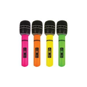 12 x Inflatable Microphones 40cm