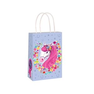 24 x Pony Paper Party Bag W/Handles