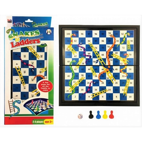 12 x Classic Snakes & Ladders Games