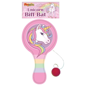 24 x Wooden Unicorn Paddle Bats
