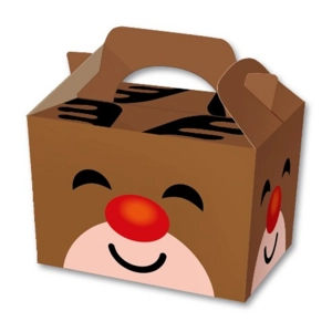 50 x Rudolph Party Food Boxes