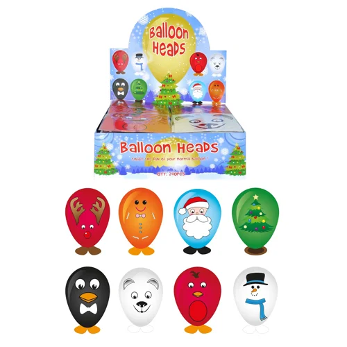 240 x Christmas Balloon Heads