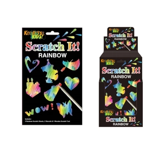24 x Rainbow Scratch It Art Packs