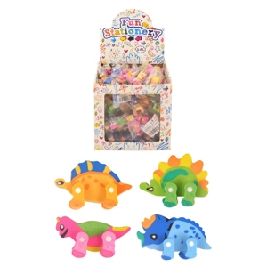 72 x Dinosaur Erasers