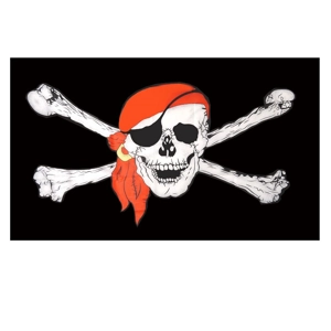 10 x Large Pirate Flags 5'x3'