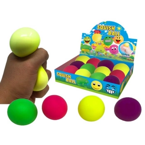 12 x Squishy Neon Stress Balls