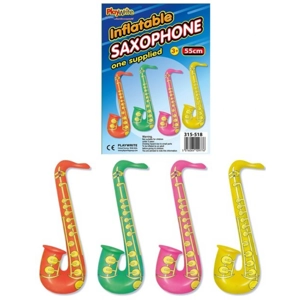 12 x Inflatable Saxophones 55cm