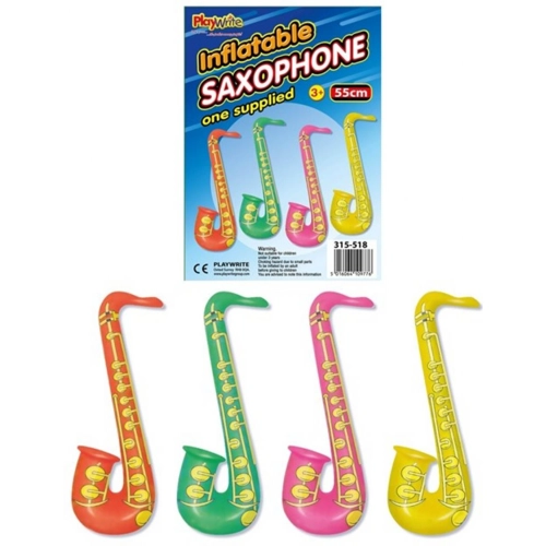 12 x Inflatable Saxophones 55cm