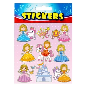 72 x Princess Stickers