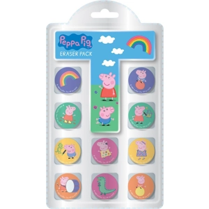 12 x Peppa Pig Eraser Packs