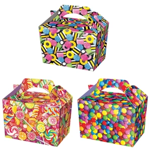 50 x Candy Design Food Boxes