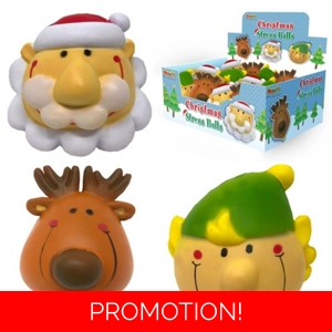 24 x Christmas Stress Balls
