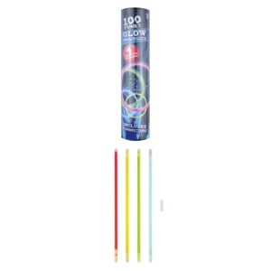 100pc Glow Sticks & Connectors
