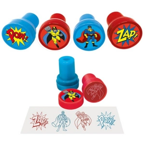 120 x Super Hero Ink Stampers