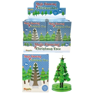 12 x Magic Growing Crystal Christmas Trees
