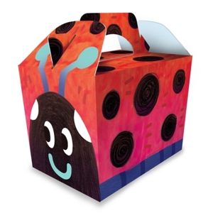 50 x Ladybird Food Boxes