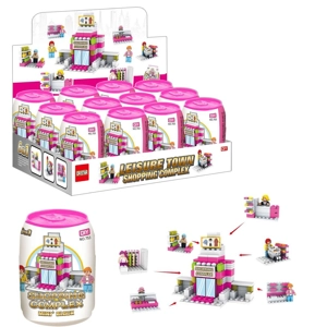 12 x Mini Bricks - Shopping Complex