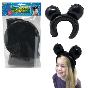 12 x Inflatable Mouse Ears 12pk