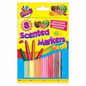 12 x Scented Thick Jumbo Markers 8pk