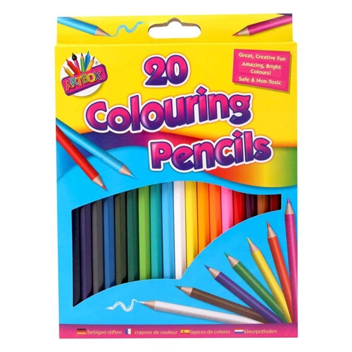 12 x Full Size Colour Pencils 20pk