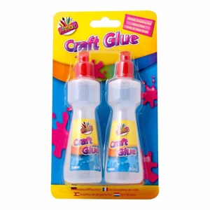 12 x Craft Glue 80ml Bottles 2pk