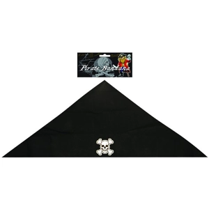 12 x Pirate Skull and Crossbones Bandana - Adult Size