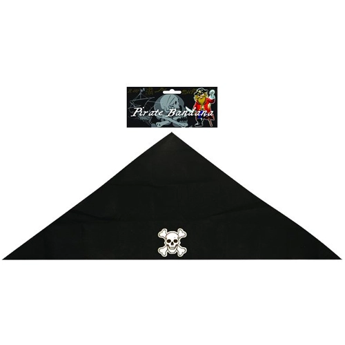 12 x Pirate Skull and Crossbones Bandana - Adult Size