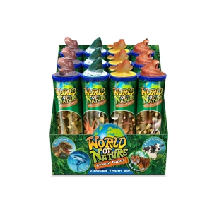 12 x Toy Animal Tubes