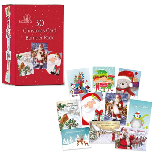 24 x Christmas Cards 30pk Bumper Box