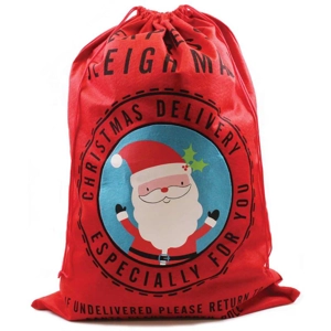 12 x Jumbo Santa Mail Design Christmas Sacks