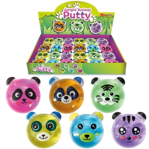 48 x Jungle Animal Putty Tubs