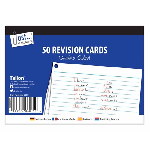 12 x 50pk Revision Cards