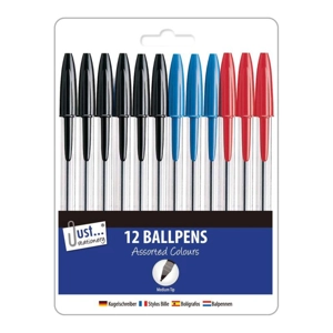 12 x Ballpoint Pens 12pk