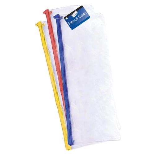 24 x Clear Exam Pencil Cases 13"