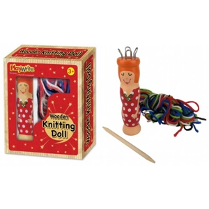 12 x Wooden Knitting Dolls